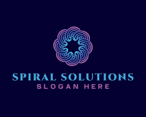 Spiral - Spiral Swirl Technology logo design