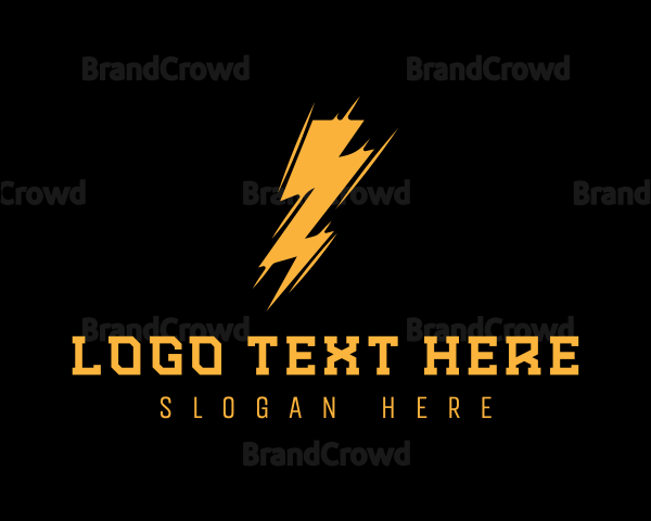 Modern Electric Thunderbolt Logo