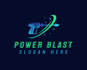 Power Wash Cleaning logo design