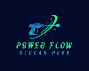 Power Wash Cleaning logo design