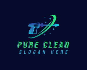 Power Wash Cleaning logo design