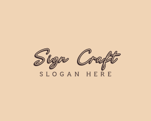 Simple Signature Boutique logo design