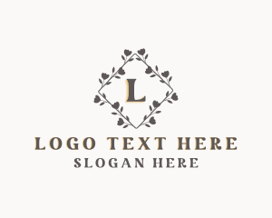 Designer - Floral Diamond Ornament logo design