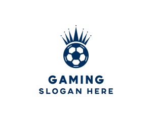 Competition - Soccer Ball King Crown logo design