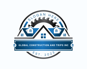 Hammer - House Sawmill Carpentry logo design