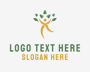 Life - Wellness Tree Planting logo design