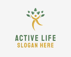 Wellness Tree Planting logo design