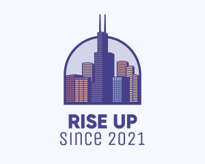 Chicago City Metropolis logo design