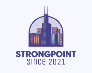 Urban - Chicago City Metropolis logo design