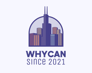 Cityscape - Chicago City Metropolis logo design