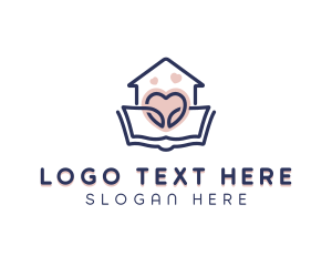 Book - Daycare Learning Preschool logo design