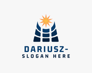 Solar Panel Device Logo