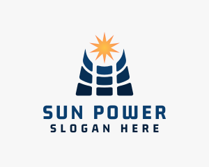 Solar - Solar Panel Device logo design