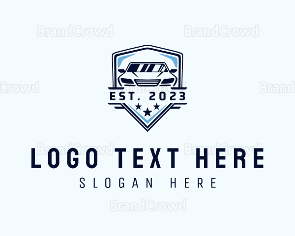 Car Driving Badge Logo