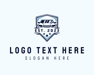 Car Dealer - Car Driving Badge logo design