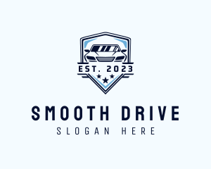 Car Driving Badge logo design