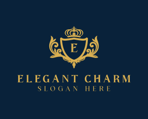 Regal Elegant Shield  logo design