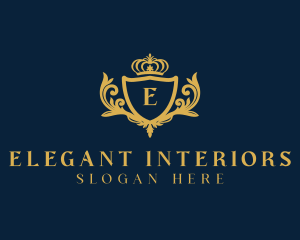 Regal Elegant Shield  logo design