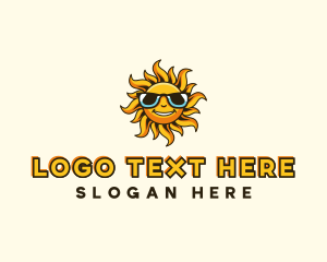 Character - Sun Sunglasses Summer logo design