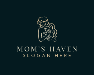 Mom Baby Adoption logo design