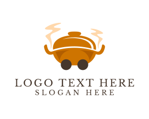 Lunch - Catering Cooking Pot logo design