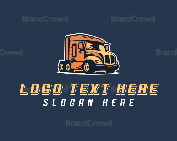 Transportation Trucking Logistics Logo