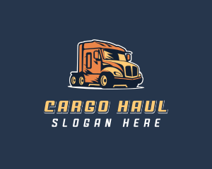 Transportation Trucking Logistics logo design