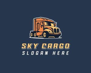 Transportation Trucking Logistics logo design