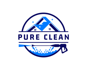 Pressure Wash Cleaning logo design