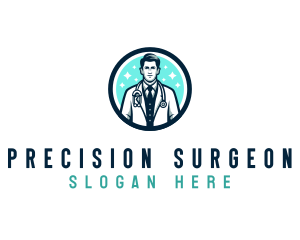 Surgeon - Professional Hospital Doctor logo design