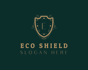 Royal Shield Wreath logo design