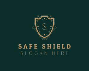 Royal Shield Wreath logo design