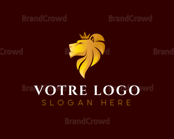Monarch Lion Crown Logo