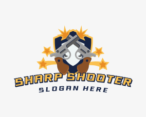 Pistol - Pistol Gun Firearms logo design