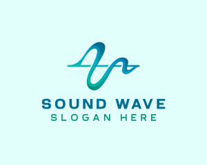 Music Media Sound Wave logo design