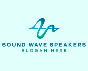 Music Media Sound Wave logo design