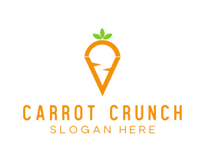 Carrot - Fresh Carrot Vegetable logo design
