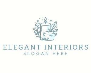 Candle Boutique Decor logo design