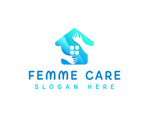 Home Hands Care logo design