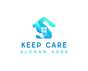 Home Hands Care logo design