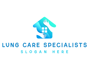 Home Hands Care logo design