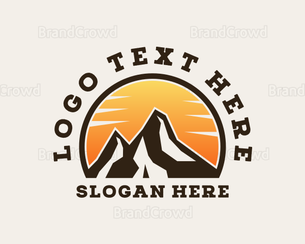 Mountain Peak Camping Logo