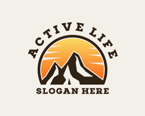 Mountain Peak Camping Logo