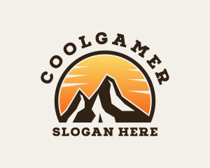 Mountain Peak Camping Logo