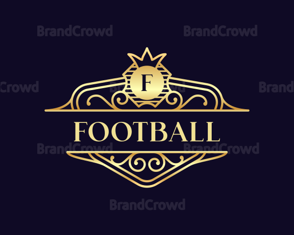 Crest Crown Decorative Logo