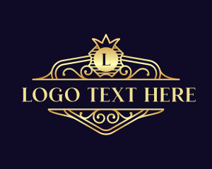 Heraldry - Crest Crown Decorative logo design