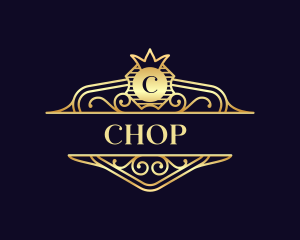 Crest Crown Decorative Logo