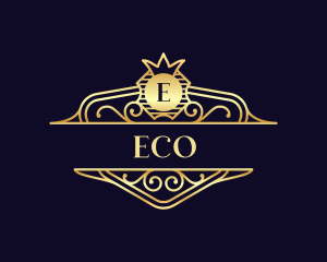 Coat Of Arms - Crest Crown Decorative logo design