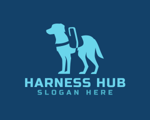 Harness - Modern Service Dog logo design