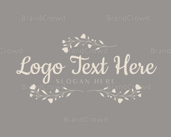 Floral Wedding Business Logo